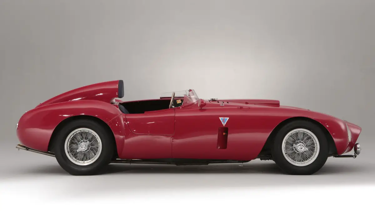 Red 1954 Ferrari 375 Plus