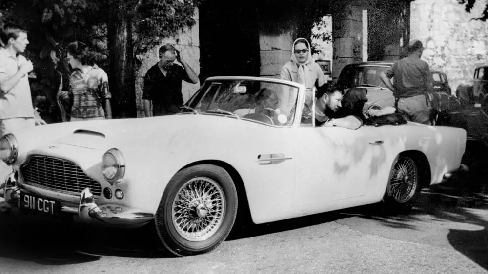1962 Aston Martin DB4 Series IV Vantage Convertible with Peter Ustinov