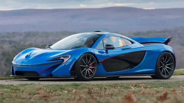 Blue 2015 McLaren P1